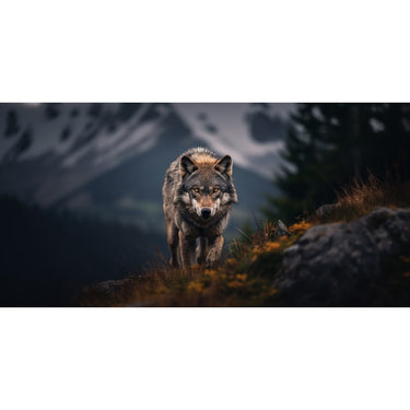 Large Wolf Canvas
